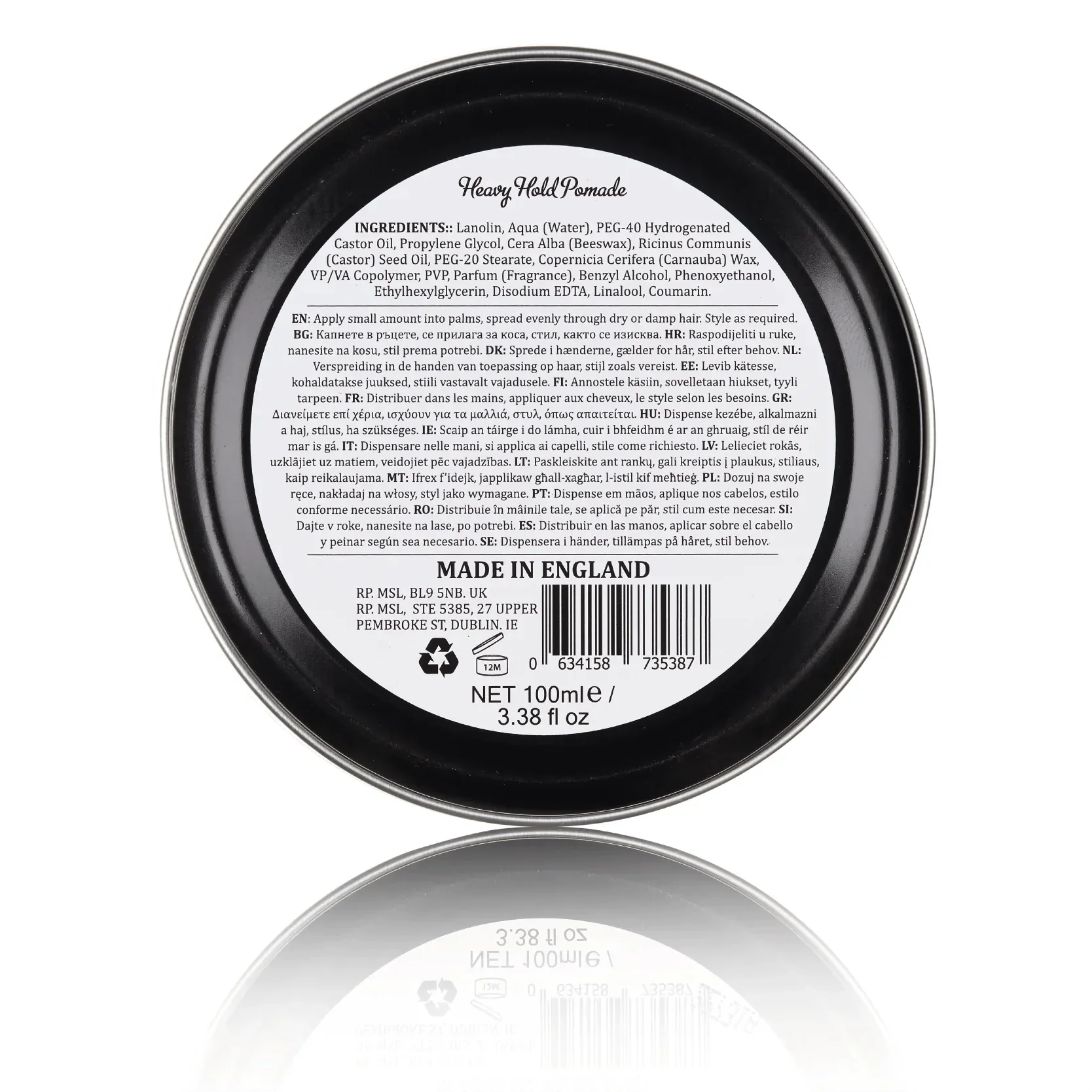 Dapper Dan Heavy Hold Pomade - Image 3