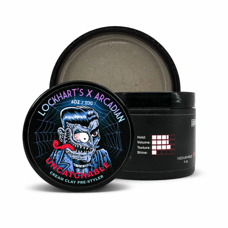 Lockhart’s Authentic × Arcadian Grooming Uncatchable Cream Clay Pre-Styler