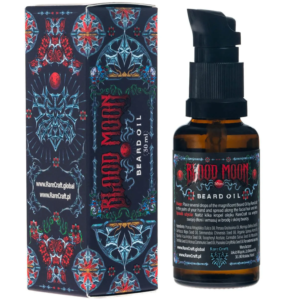 RareCraft Beard Oil Blood Moon - Image 3