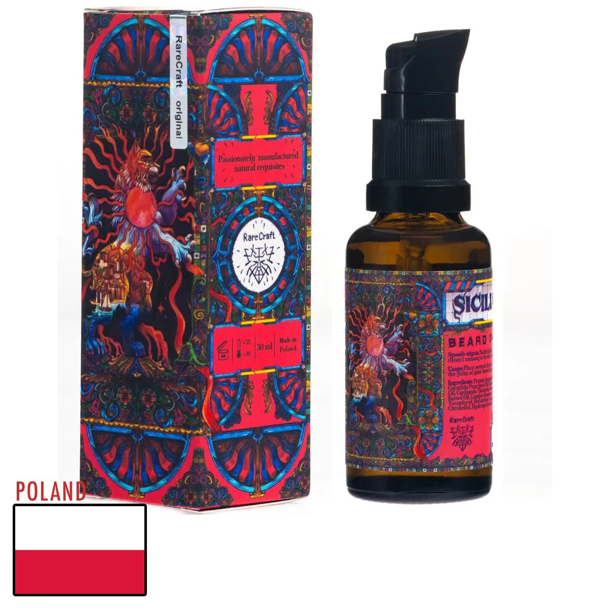 RareCraft Beard Oil Sicilian Sunset