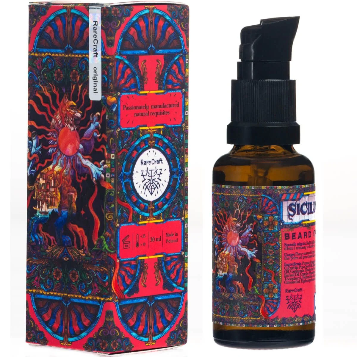 RareCraft Beard Oil Sicilian Sunset - Image 2