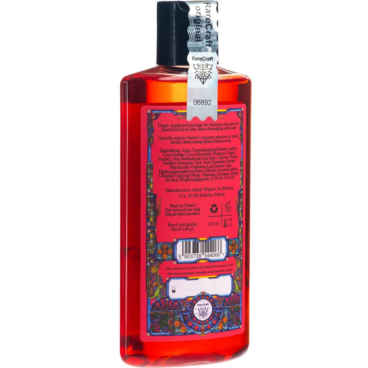 RareCraft Beard Shampoo Sicilian Sunset - Image 5
