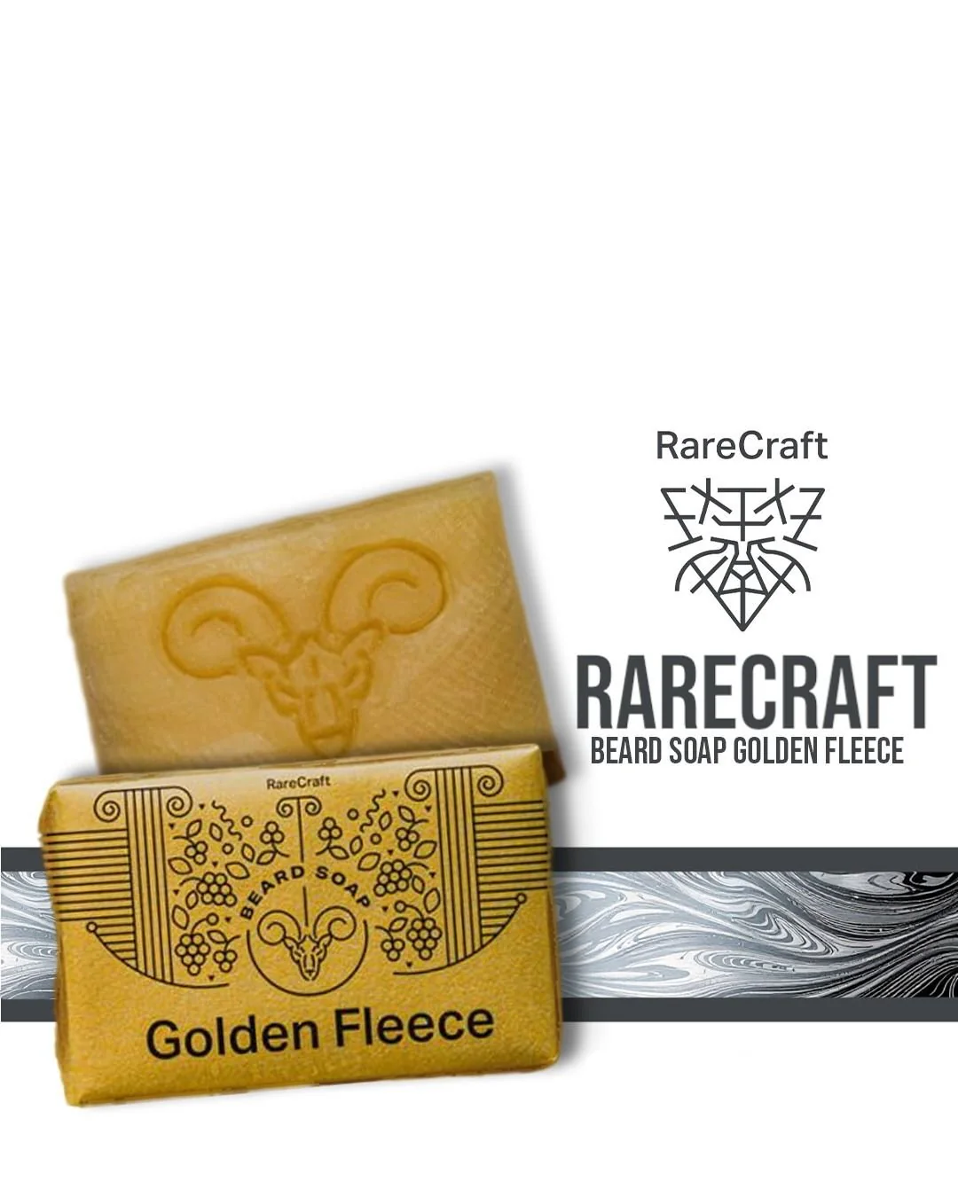 RareCraft Beard Soap Golden Fleece