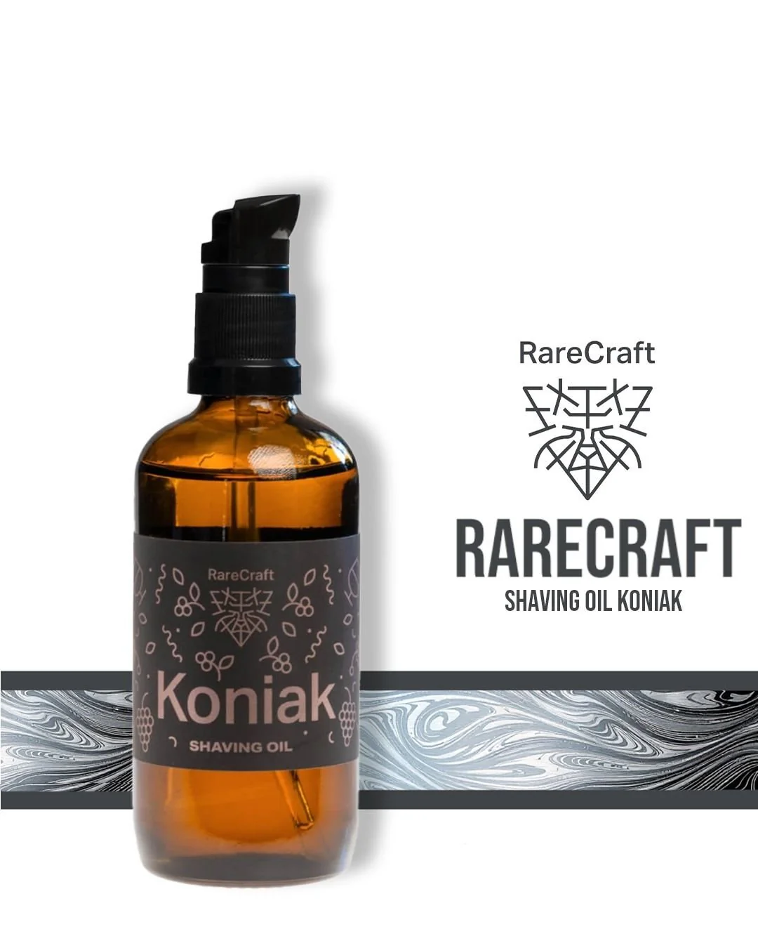 RareCraft Shaving Oil Koniak