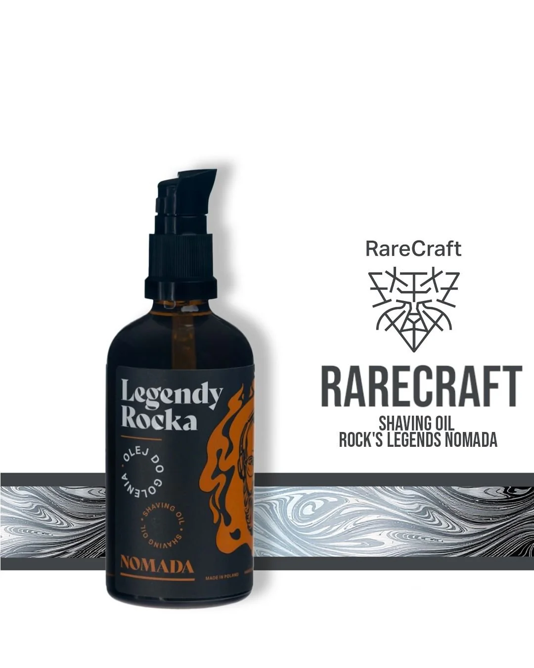 RareCraft Shaving Oil Rock's Legends Nomada