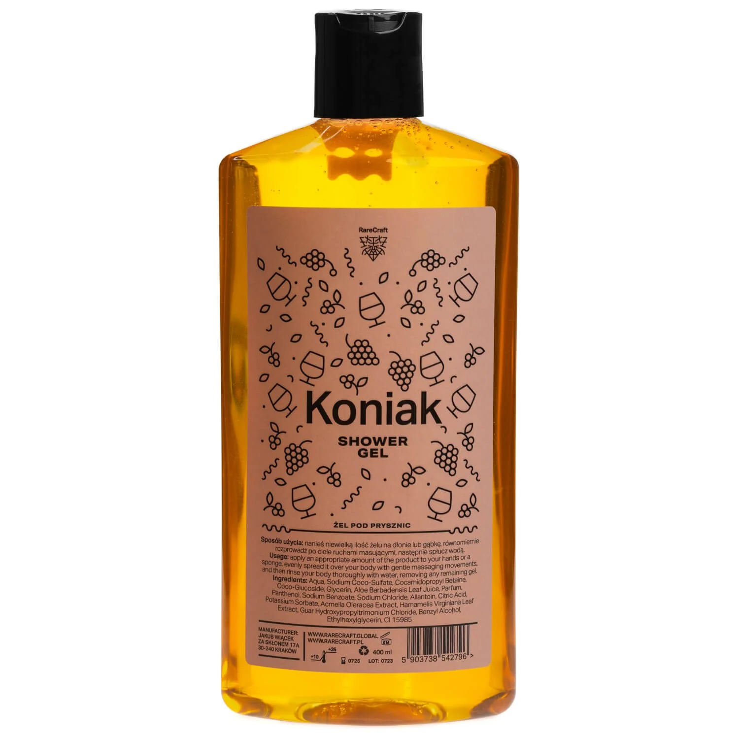 RareCraft Shower Gel Koniak - Image 3