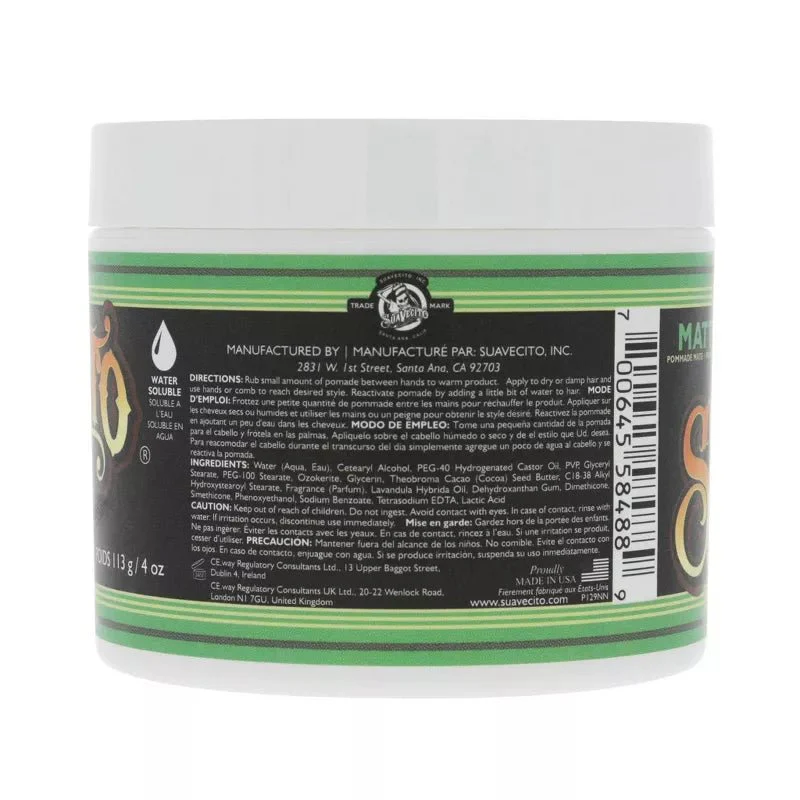 Suavecito Firme Matte Pomade 4oz. - Image 3